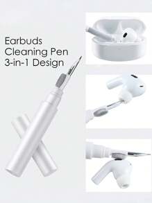 Charging Earphone Cleaning Brush - White - View 4