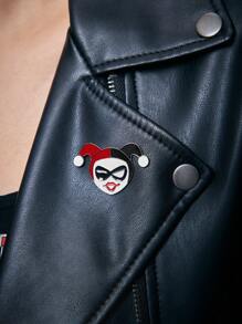 Harley Quinn X SHEIN 3pcs Cartoon Badge Brooch Set - Multicolor - View 6