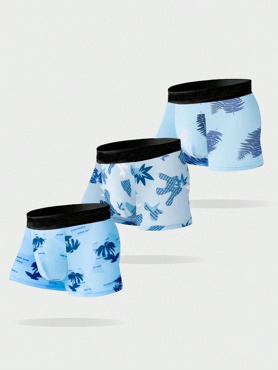 You Said Minimalist Daily Blue Flower 3-Pack. - Blue - View 1