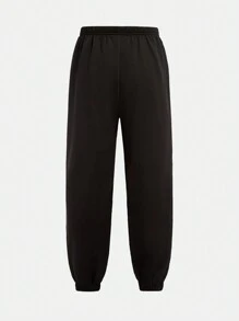 SHEIN Set de tricou cu mânecă scurtă și pantaloni de jogger pentru băieți, 2 buc.
