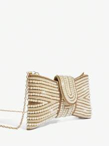 SHEIN Belle Sang trọng, quyến rũ, thanh lịch, Túi cầm tay nữ, Túi xách nữ buổi tối, Dành cho bé gái, Quý cô, Phụ nữ, Sinh viên đại học, Dành cho cô dâu, Phù dâu, Khách dự tiệc, Tuần trăng mật, Cho tiệc, Vũ hội, Đám cưới, Câu lạc bộ, Hẹn hò, Buổi tối, Đêm hẹn hò, Hoàn hảo cho tiệc cưới, Vũ hội, Bữa tối/Tiệc, Kết hợp với Váy dự tiệc ngày lễ, Váy dạ hội & Váy sequin, Túi cầm tay thanh lịch cho phụ nữ, Túi dự tiệc Tready, Hoàn hảo cho tiệc, Đám cưới, Vũ hội, Bữa tối/Tiệc - Vàng - Xem 5