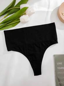 女士塑身裤 - 黑色 - 查看 6