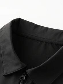 Manfinity Sport Corelite Boyfriend Style Men's Summer Casual Color Block Sport Polo Shirt