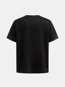 SHEIN Set de tricou cu mânecă scurtă și pantaloni de jogger pentru băieți, 2 buc.