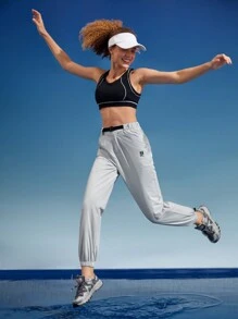 In My Nature 女式戶外休閒日常款摺疊長褲 - 灰色 - 查看 9