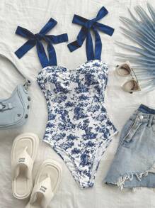 Blue and White