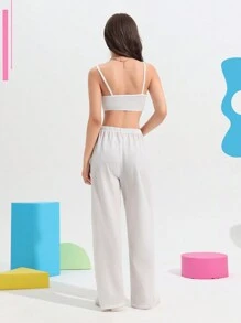 Bộ áo và quần Cami Patch Patch - trắng - Xem 2