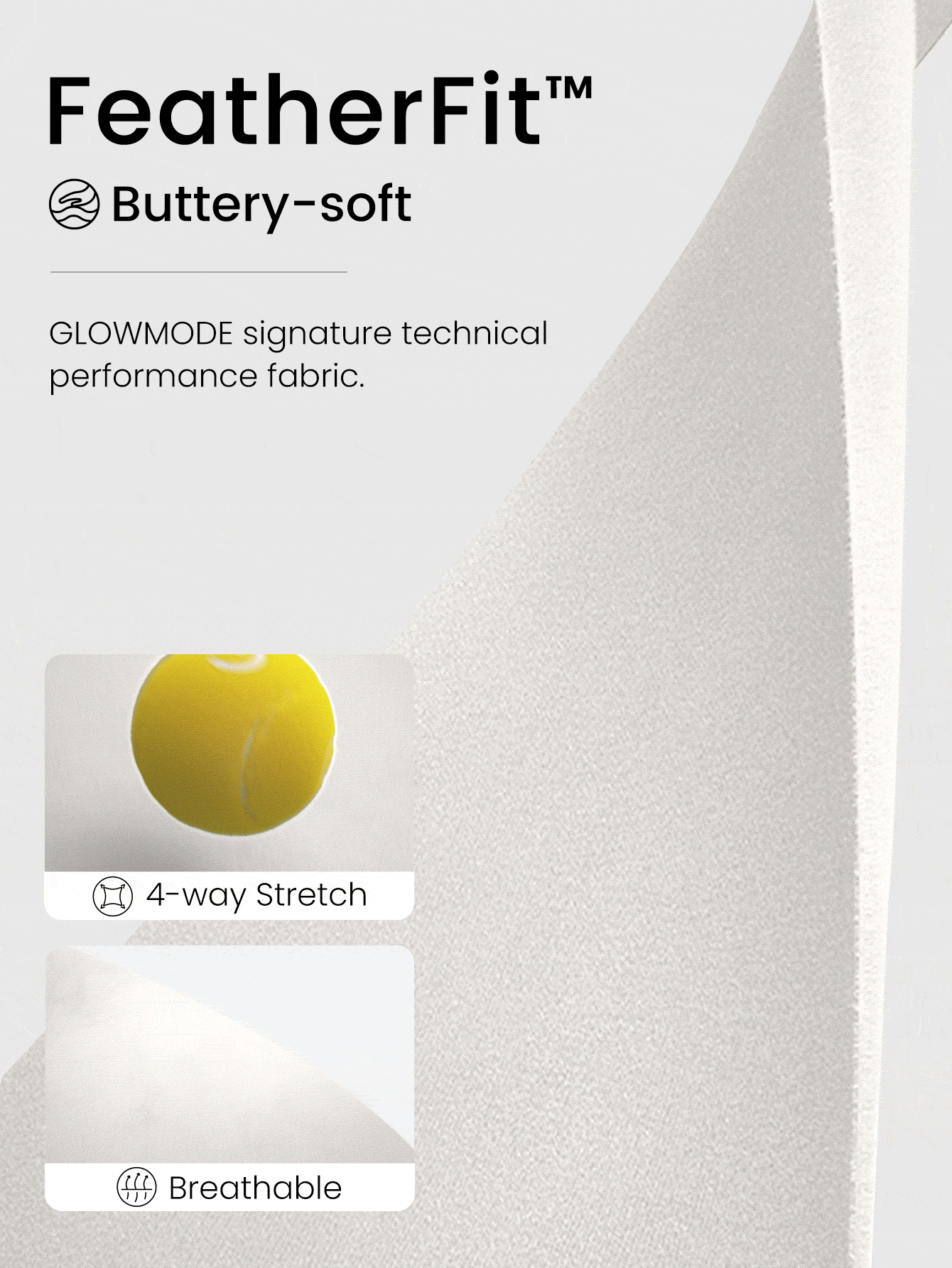 GLOWMODE 28" Federweiche, hohe Stretch Crossover Leggings mit integrierten Shorts, Buttersoft, geeignet für Yoga und tägliche Anwendungen mit geringer Belastung