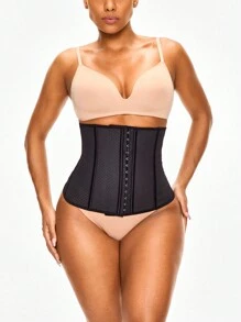 SHAPORA Sculpting Waist Trainer With Adjustable 4-Level Closure Shapewear Body Shaper -Tummy Waist Control - Black - View 8