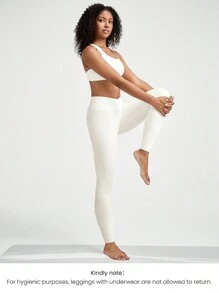 GLOWMODE 28" Federweiche, hohe Stretch Crossover Leggings mit integrierten Shorts, Buttersoft, geeignet für Yoga und tägliche Anwendungen mit geringer Belastung
