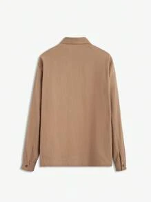 AKNOTIC Business Casual Conjunto de 2 piezas de chaqueta y pantalones casuales tejidos de algodón para hombre, chaqueta de estilo regular con hombros sueltos y cordón, pantalones rectos de ocio y deportes, adecuado para uso diario en primavera y verano, para otoño e invierno