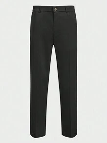 Manfinity AFTRDRK Solid Color Woven Casual Suit Jacket And Pants Set - Multicolor - View 4