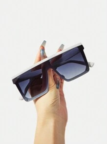 SHEIN ICON 1 buc. Ochelari drăguți Y2K de modă cu jumătate de cadru, potriviți pentru ocazional, club de noapte, petrecere