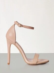 CUCCOO BIZCHIC Sandalias de tacón de aguja minimalistas con correa de tobillo para graduación, tacones de fiesta, vacaciones, rebajas de verano, vuelta al colegio, estudiantes universitarias, elegantes básicas, negocios casuales, negocio chic, Navidad, Fin de Año, vacaciones