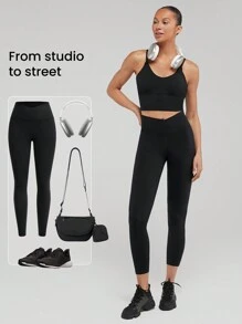 GLOWMODE FeatherFit™ Dây Bras thể thao Hỗ trợ ánh sáng - màu đen - Xem 8