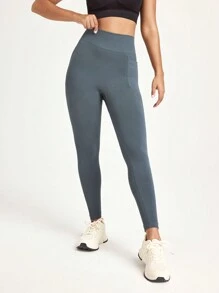 Easithlete 無縫高彈力寬腰運動緊身褲