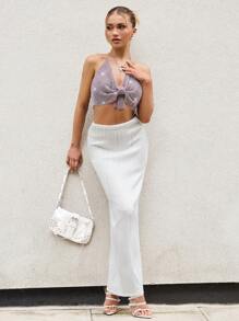 Glamine Purple Butterfly Shaped Party Camisole