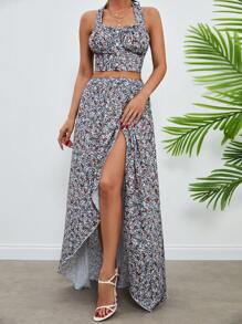 EURMUSE Trang phục nữ 2 mảnh váy và áo - Nhiều màu - Xem 1
