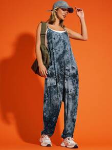 VARSIVA Sports Summer Outdoors Basic Pockets & Prints With JUMPSUIT - Multicolor - View 3