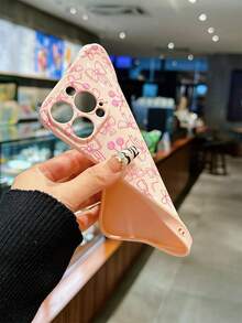 Ashley Baxter Carcasas de teléfono rosas con diseño de arco, cereza y gráficos lindos y de moda para artistas - Rosa - Ver 4