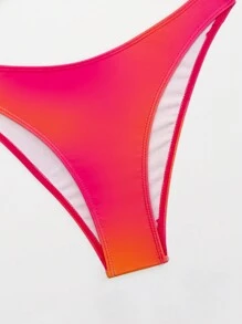 Ombre Underwire Summer Beach Bikini - Black - View 5