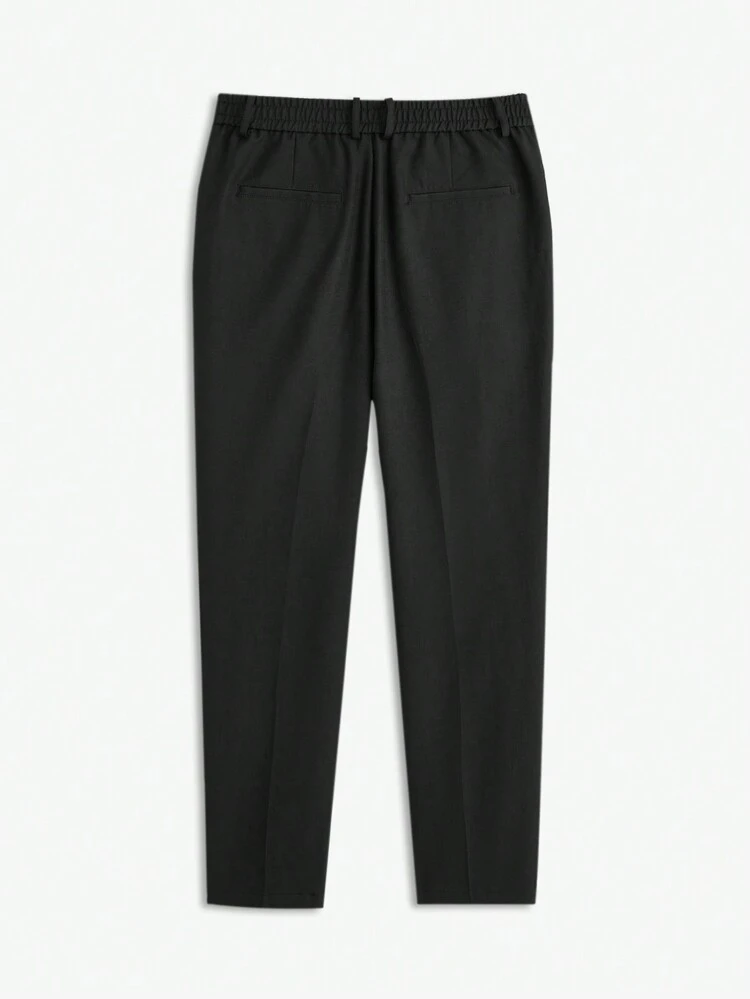 Easy Care Woven Straight Leg Suit Trousers