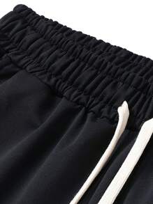 3pcs/Set Men's Sporty Retro & Simple Loose Fit Jogger Pants, With Drawstring Elastic Waist And Pockets, Suitable For Running And Outdoor Activities - Multicolor - View 8