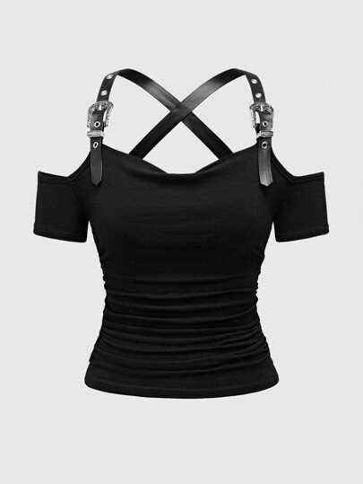 Hippie Bohemian Style Short Loose T-Shirt For Vacation