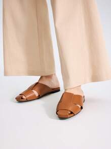 MOTF PREMIUM COMFORTABLE CASUAL FLAT SHOES FOR WOMEN, VERSATILE, FOR NEW YEAR HOLIDAY, SPRING SHOES, SPRING BREAK EASTER FOR CHRISTMAS - Brown - View 6