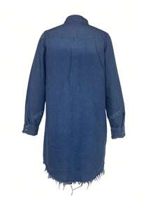 Women's Denim Shirt Dress