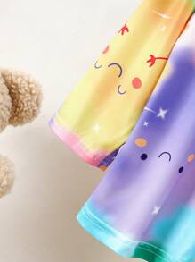 Baby Girl Fun Zippered Lightweight Sunscreen Breathable Comfortable Hooded Jacket, Spring/Summer - Multicolor - View 5