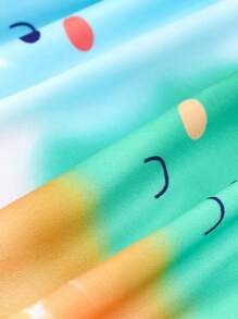 Baby Girl Fun Zippered Lightweight Sunscreen Breathable Comfortable Hooded Jacket, Spring/Summer - Multicolor - View 6