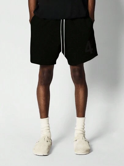 SUMWON 數字印花下襠短褲