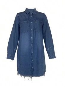 Women's Denim Shirt Dress