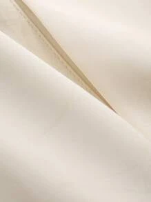 DAZY High Waist Solid Skirt For Summer - Beige - View 8