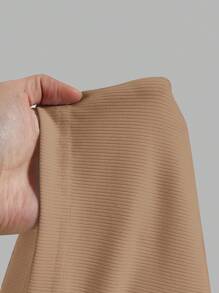 Slaydiva 女士休闲百搭罗纹背心和紧身短裤套装，2件套-Z - 卡其色 - 查看 6