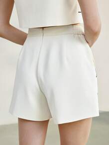 MOTF PREMIUM 對比綁邊斜袋短褲