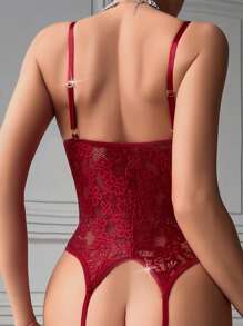 Classic Sexy 1 pieza Body Sexy de Encaje para Mujer