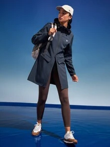 In My Nature 字母印花拉鍊連帽夾克