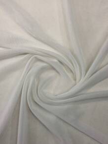 SHEIN SXY 透视网眼性感大理石印花荷叶边镂空紧身迷你露背连衣裙夏季假日度假海滩休闲仙女飘逸波西米亚风生日单身派对女装 - 彩色 - 查看 7