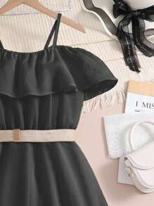 Vestido largo tipo camisola para chicas adolescentes en vacaciones