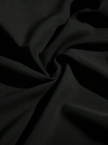 Slaydiva Plus Size Loose Fit Green A-Line Dress With Twisted Knot For Women, No Elastic Woven Plain, Suitable For Vacation And Leisure