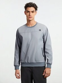 In My Nature 男士字母圖形戶外套頭衫