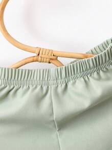 2 件装男婴彩色条纹休闲棕色套装