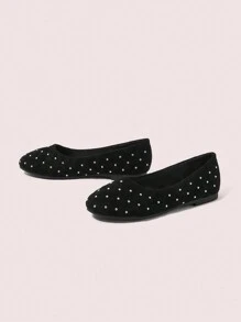CUCCOO DOLLMOD Flat Sole Shoes For Summer Spring Shoes Spring Break Easter For Christmas - Black - View 4