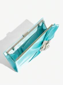 SHEIN BAE Damen Party Club Abendtasche mit eleganter Schleife Clutch, für Teenager