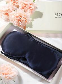 MOTF PREMIUM MÀU ĐỀU 16MM 100% TƠ LỤA CHE MẮT CHO PHÒNG NGỦ, DU LỊCH, VĂN PHÒNG, TRƯỜNG HỌC - Màu xanh hải quân - Xem 1