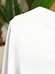 Slaydiva Tank-Top-Swing-Kleid Einfarbig in großen Größen