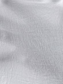 EMERY ROSE 椰子鈕圓領保健長袖襯衫 - 白色 - 查看 4