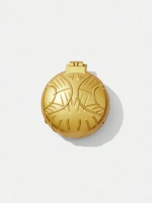HARRY POTTER X SHEIN 金色飞贼可折叠便携旅行梳镜，礼物，返校季 - 金色 - 查看 6